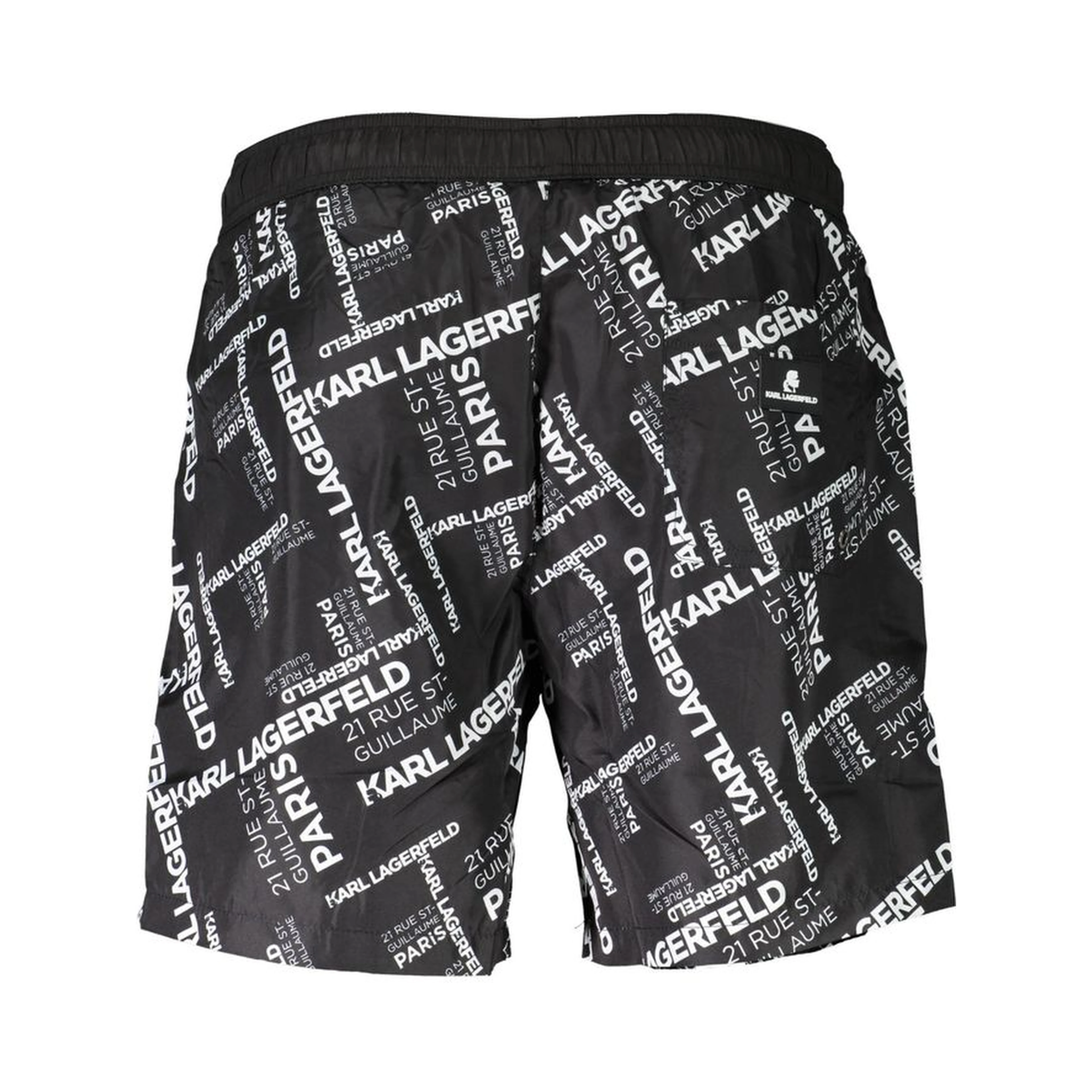 Black Polyester Swimwear