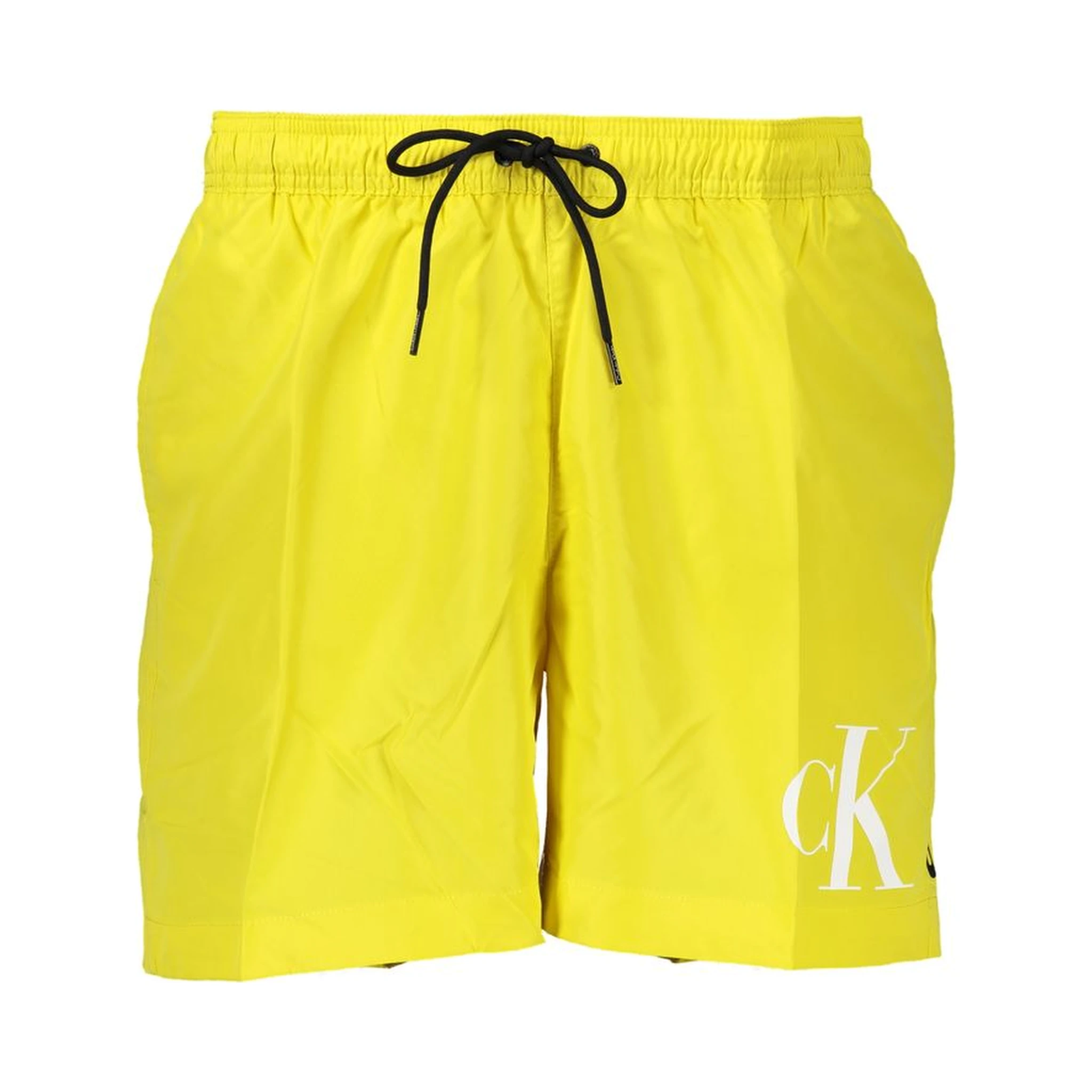 Yellow Polyester Swimwear