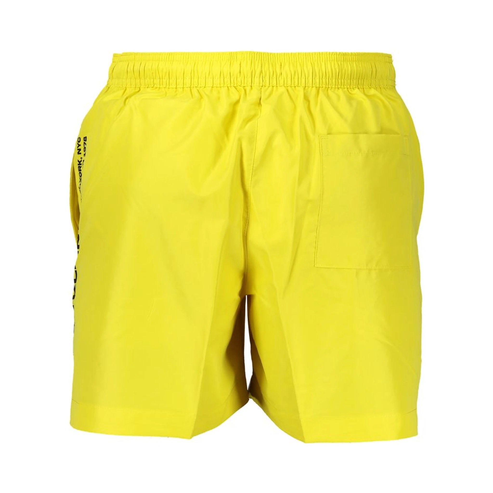 Yellow Polyester Swimwear