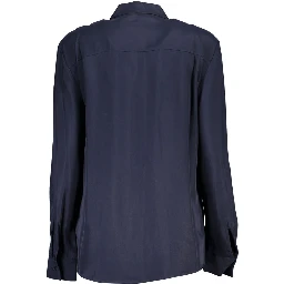 Blue Viscose Shirt