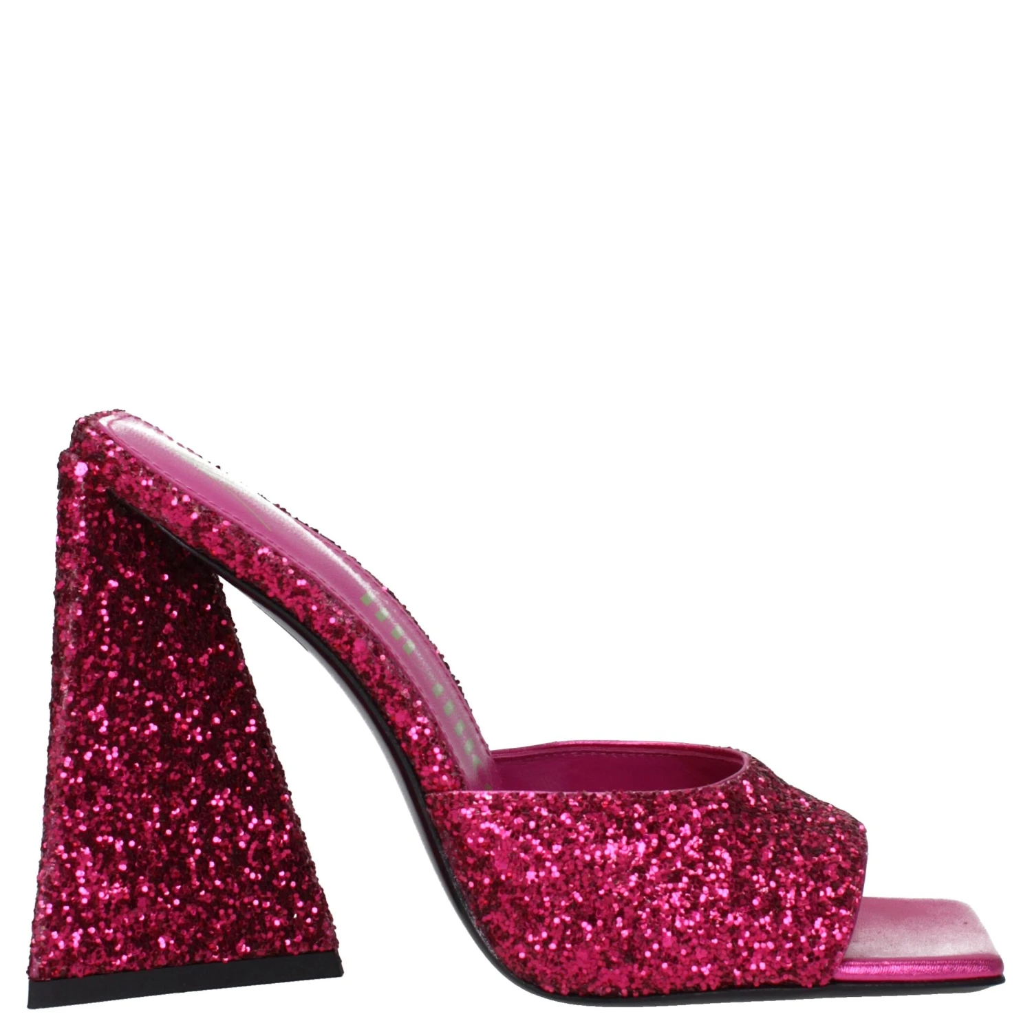 Pink Plastic Platform Sandals