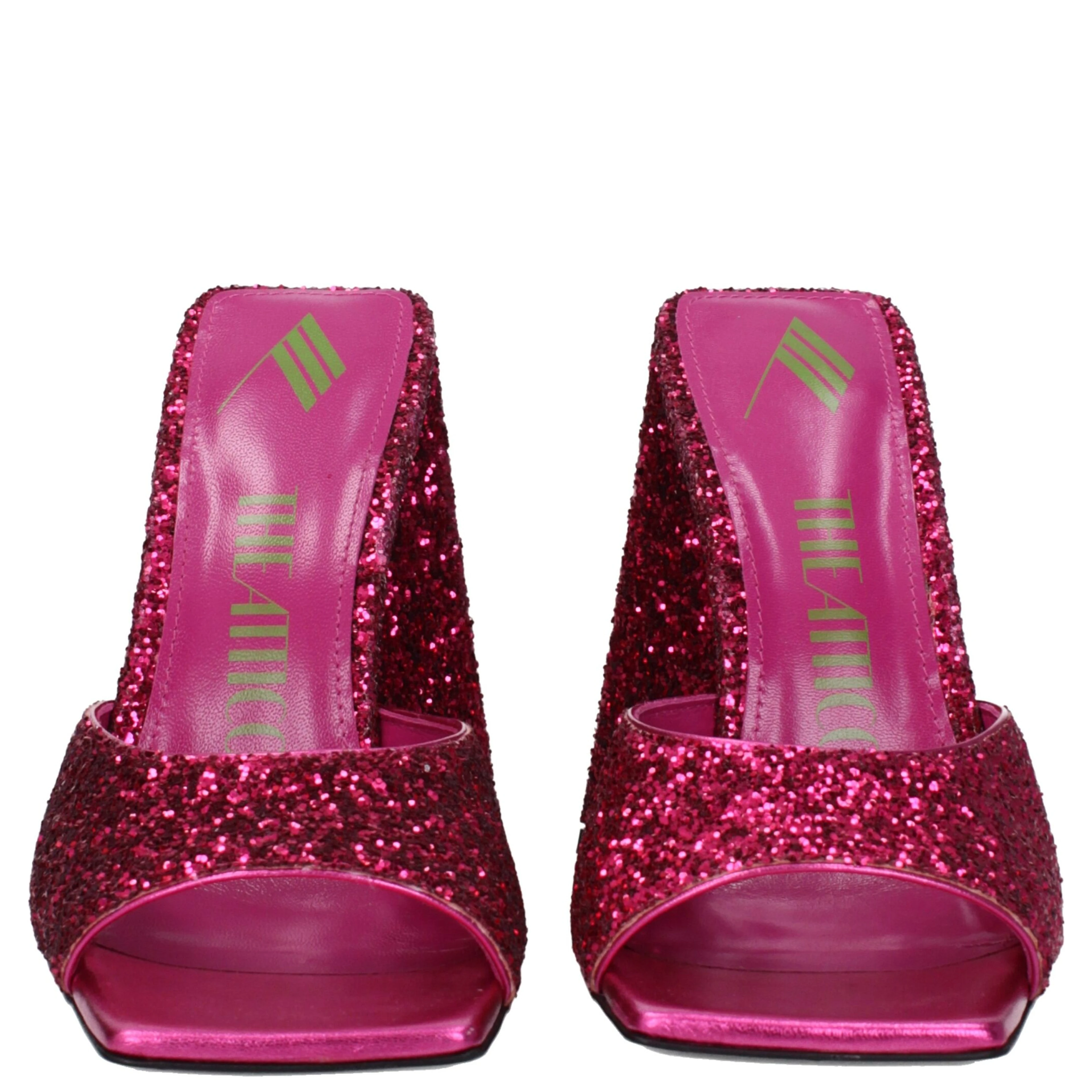 Pink Plastic Platform Sandals