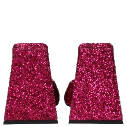 Pink Plastic Platform Sandals
