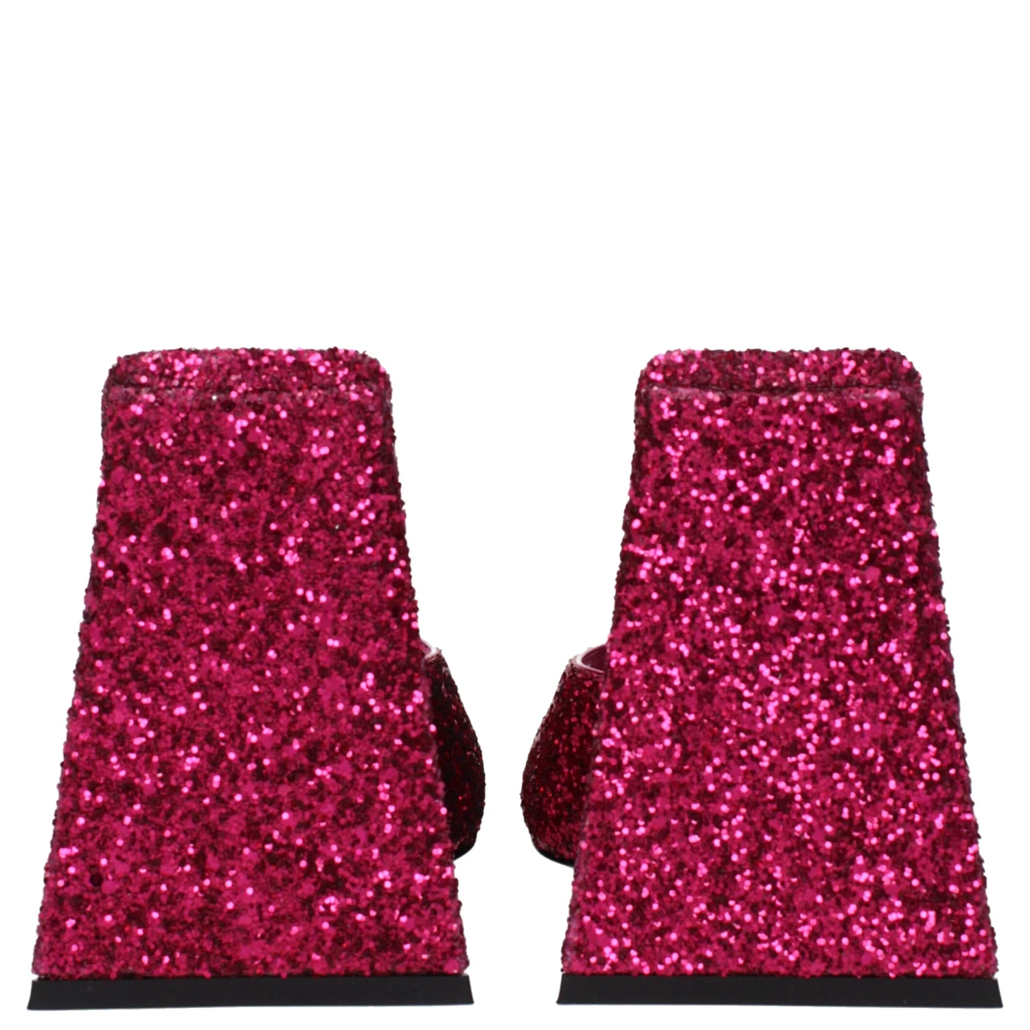 Pink Plastic Platform Sandals