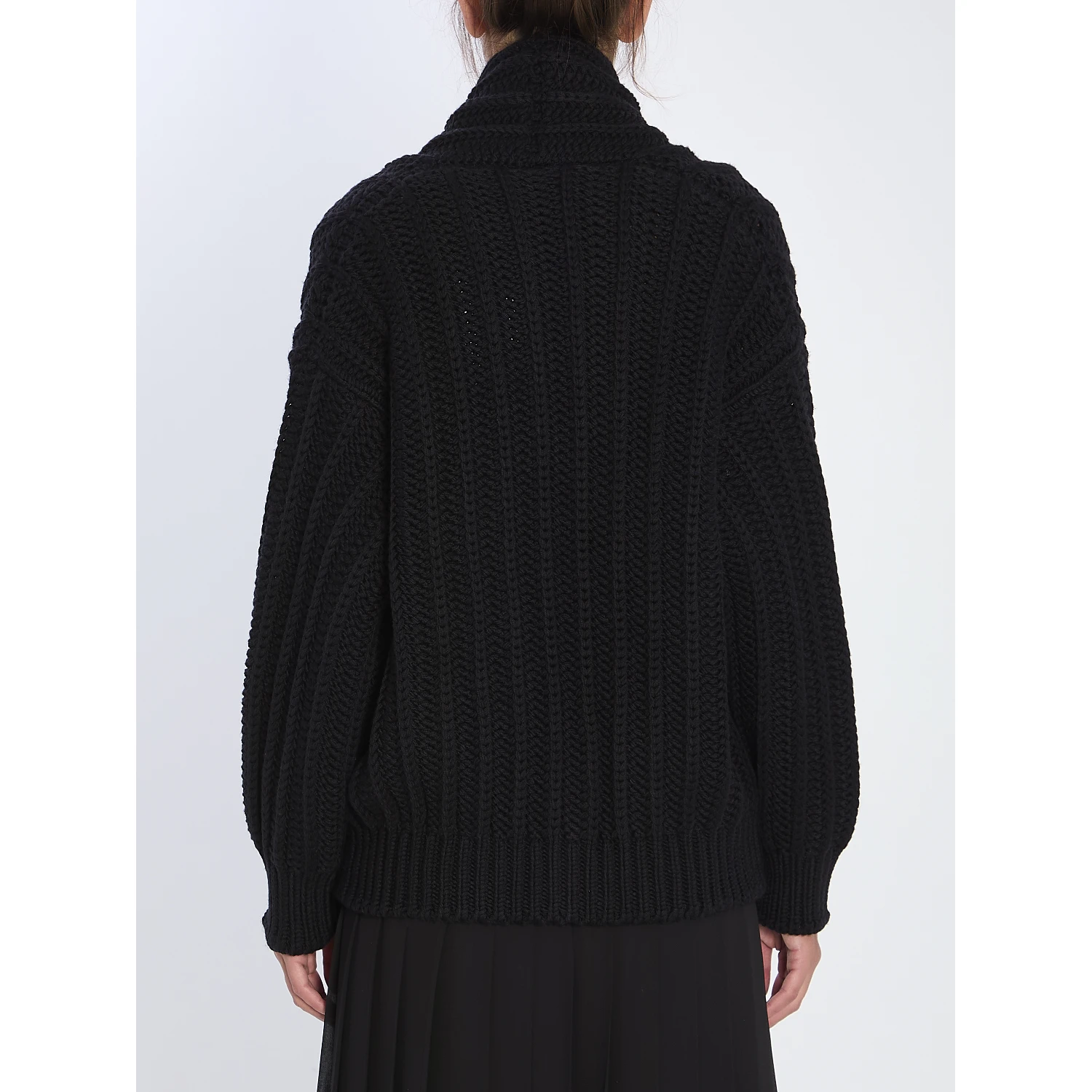 Virgin wool cardigan