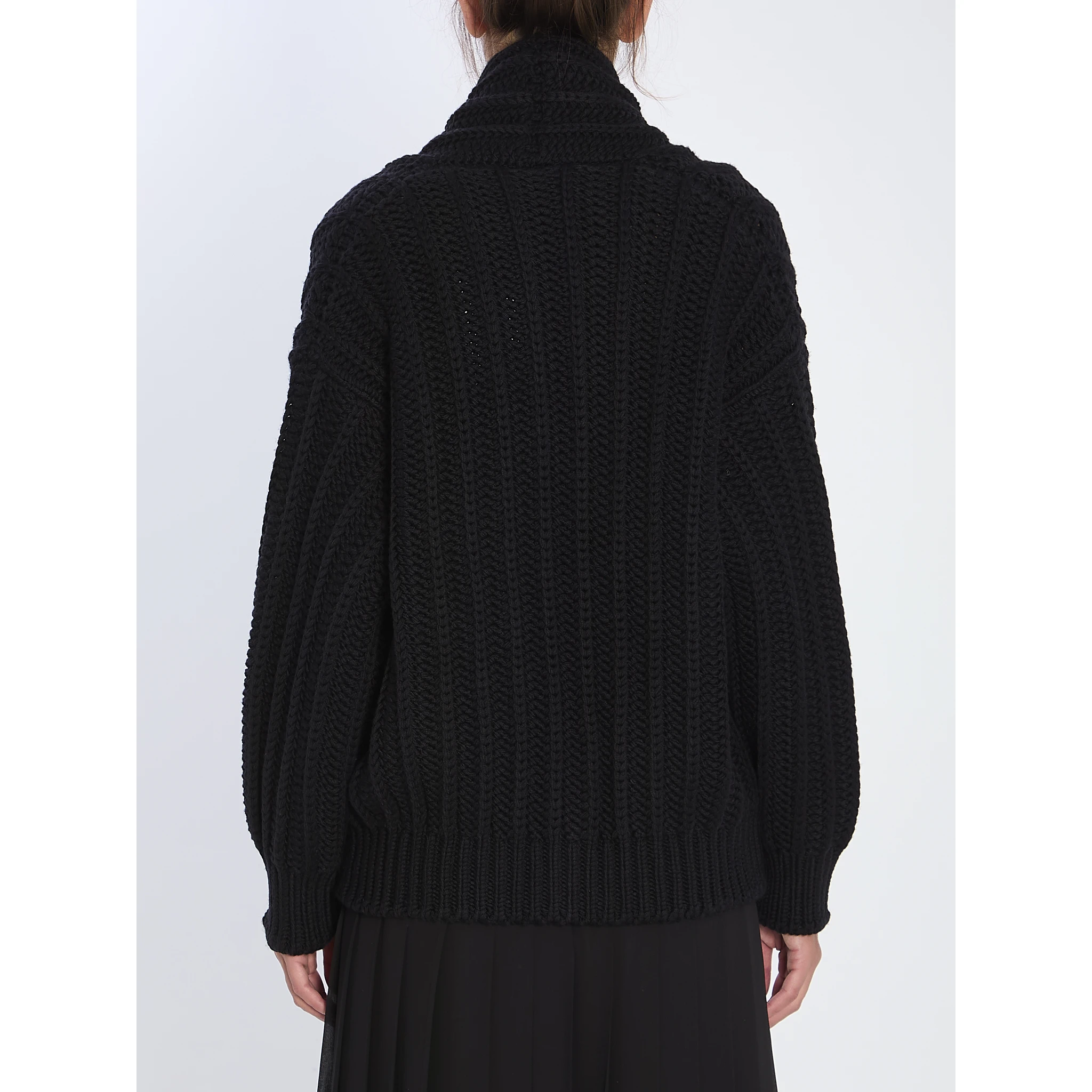 Virgin wool cardigan