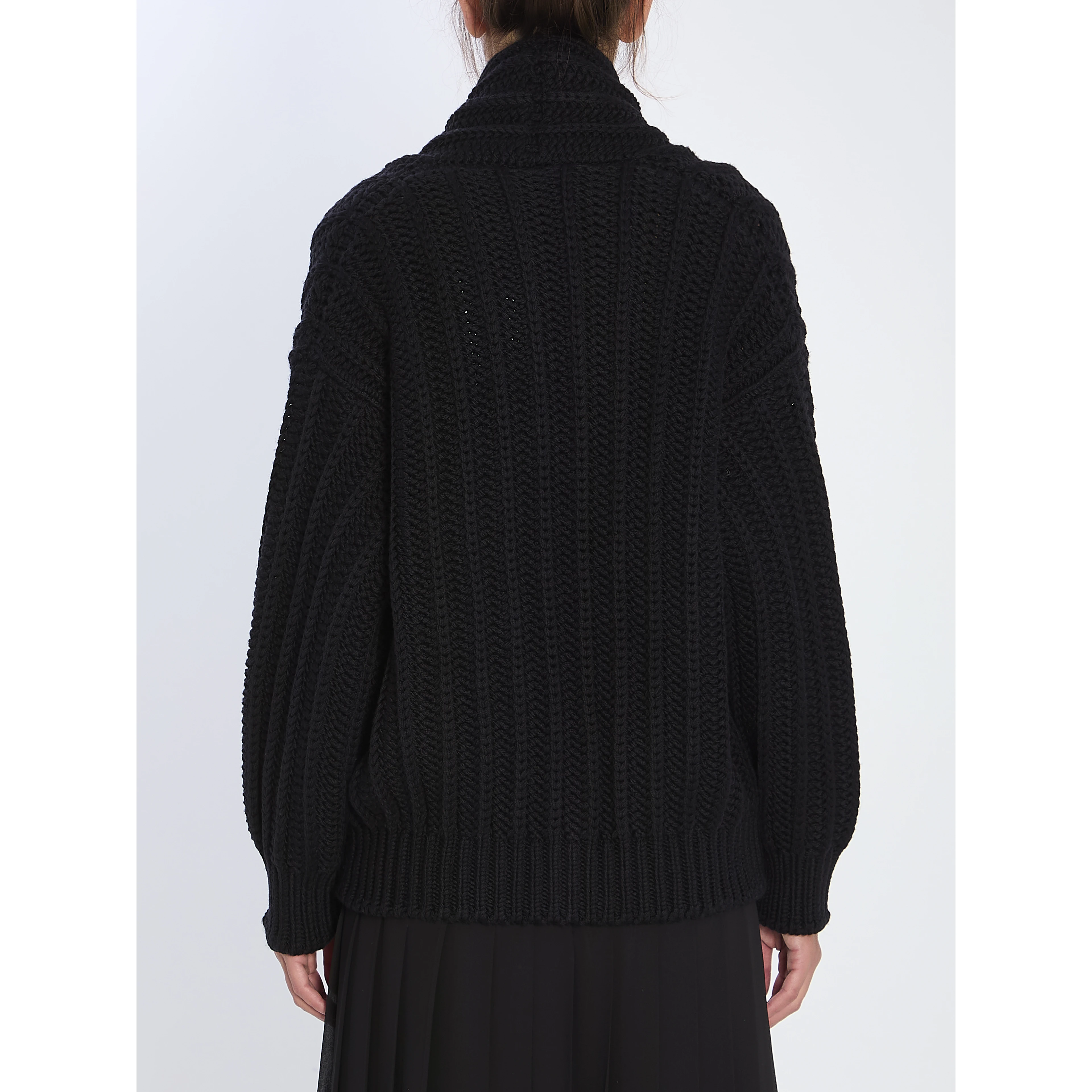 Virgin wool cardigan