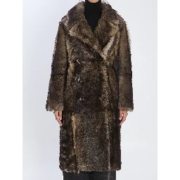 Lamb fur coat