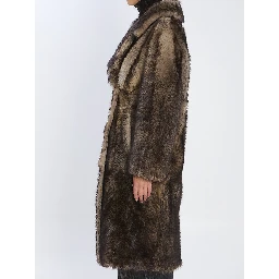 Lamb fur coat
