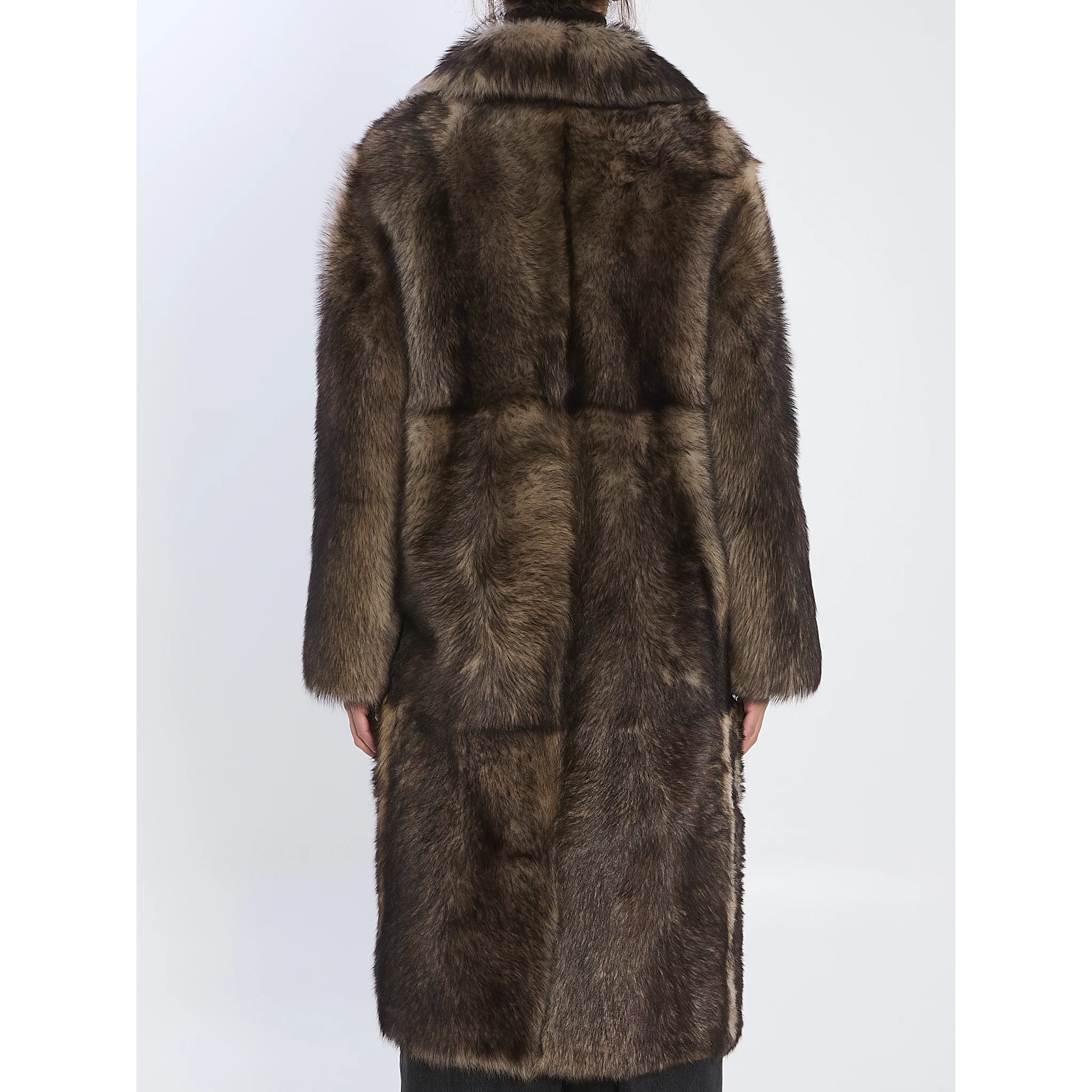 Lamb fur coat