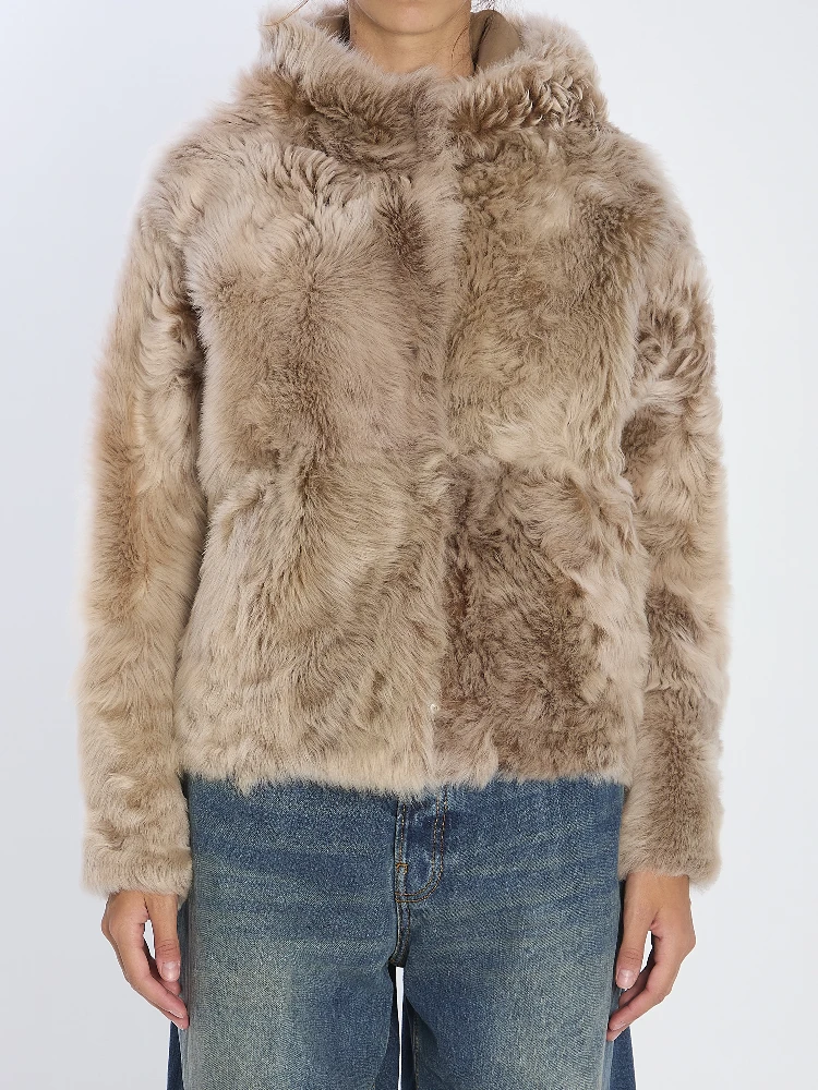 Lamb fur jacket