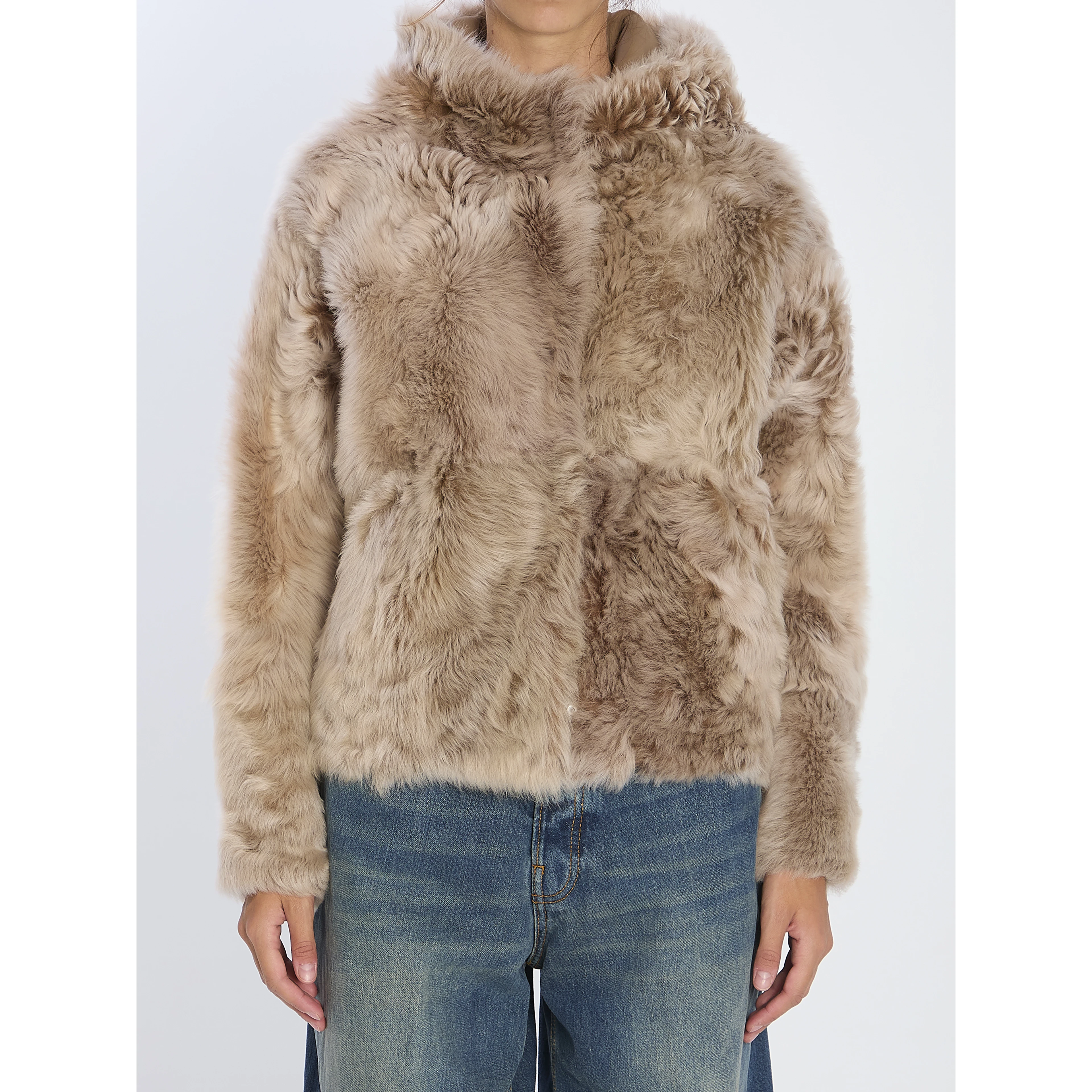 Lamb fur jacket