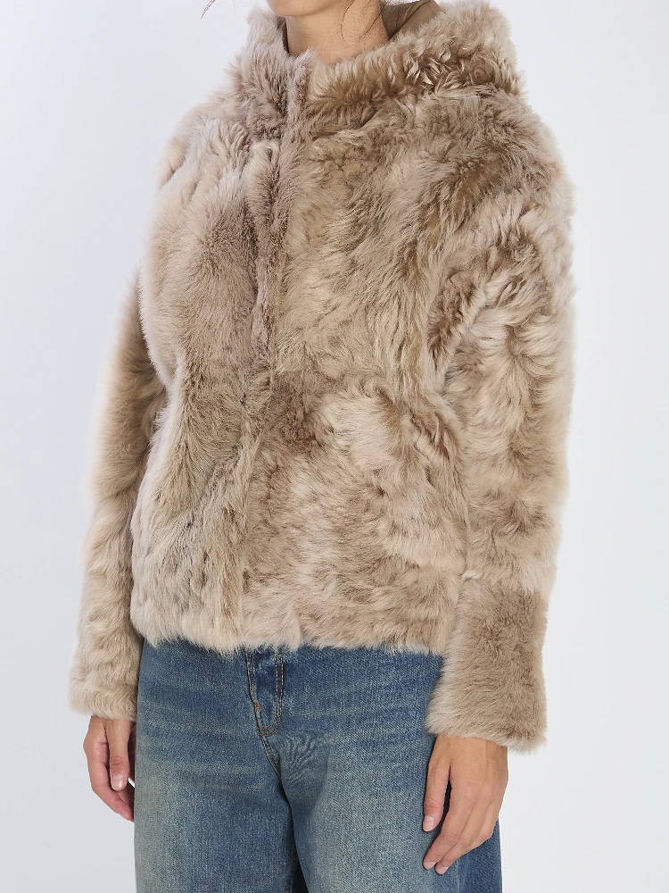 Lamb fur jacket alternative