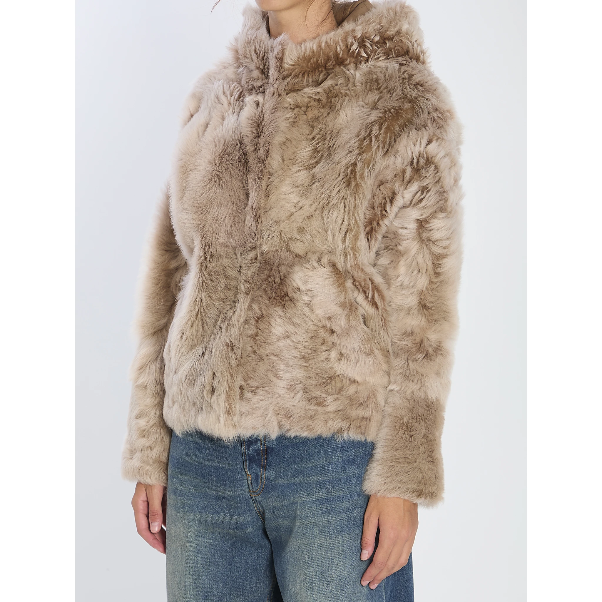 Lamb fur jacket