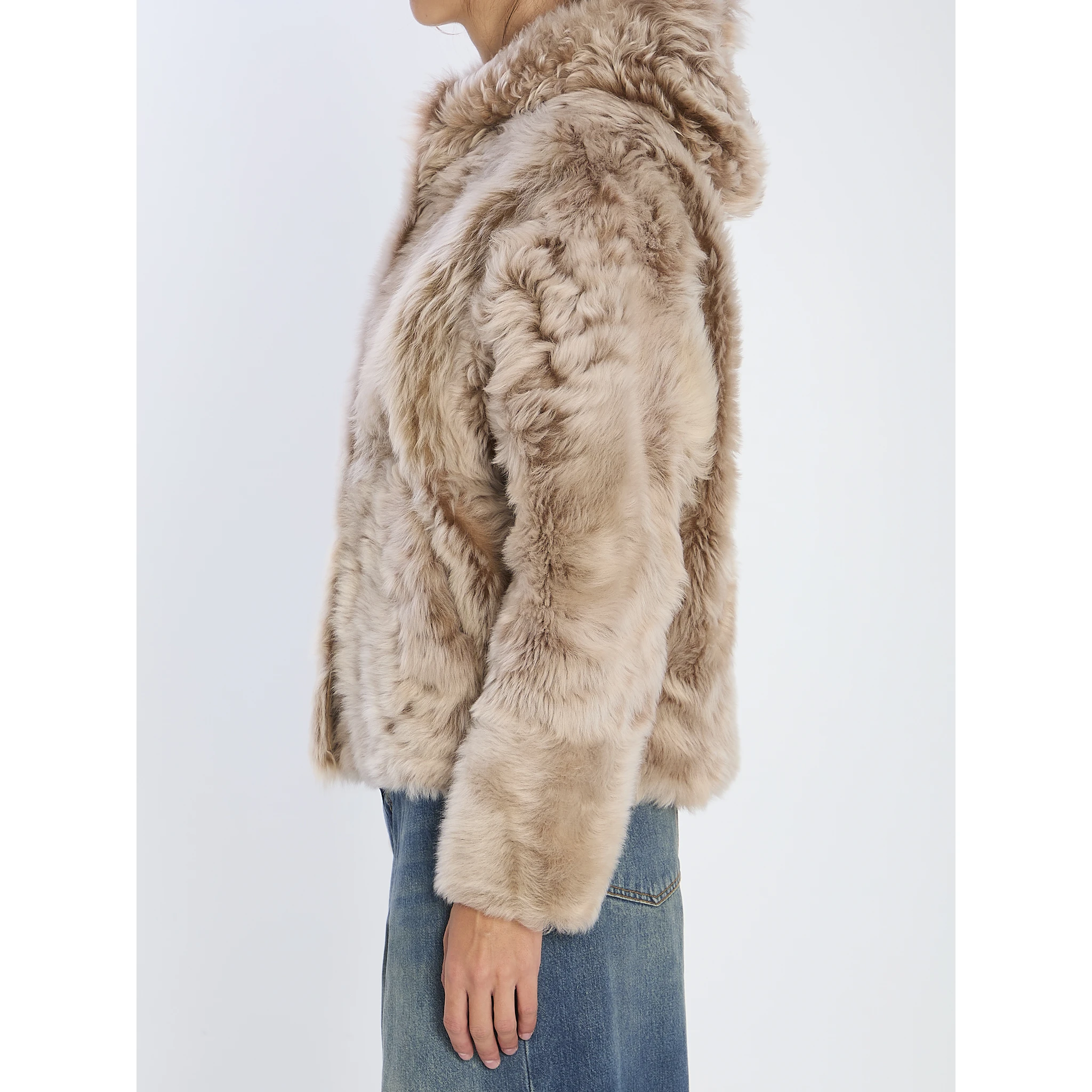 Lamb fur jacket