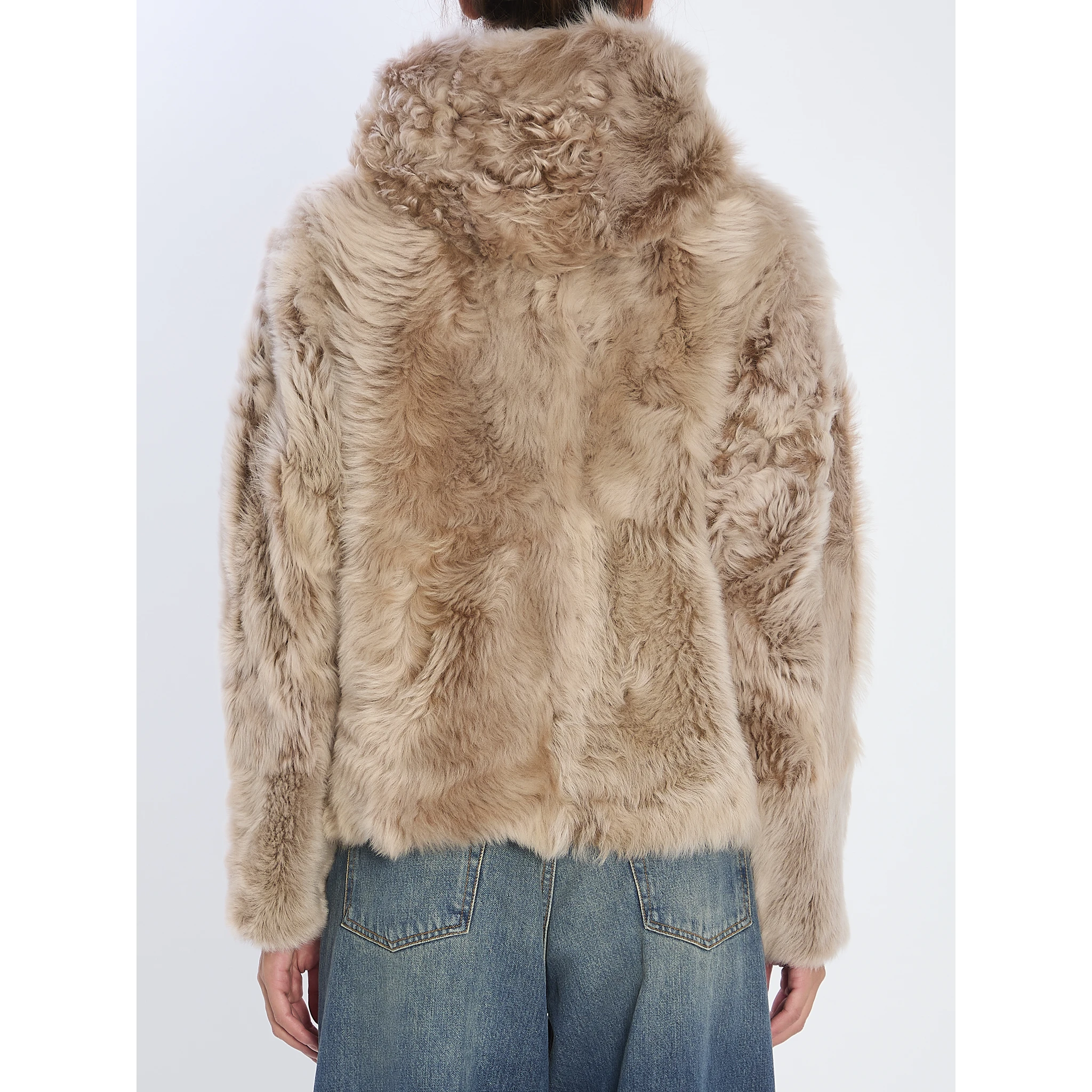 Lamb fur jacket
