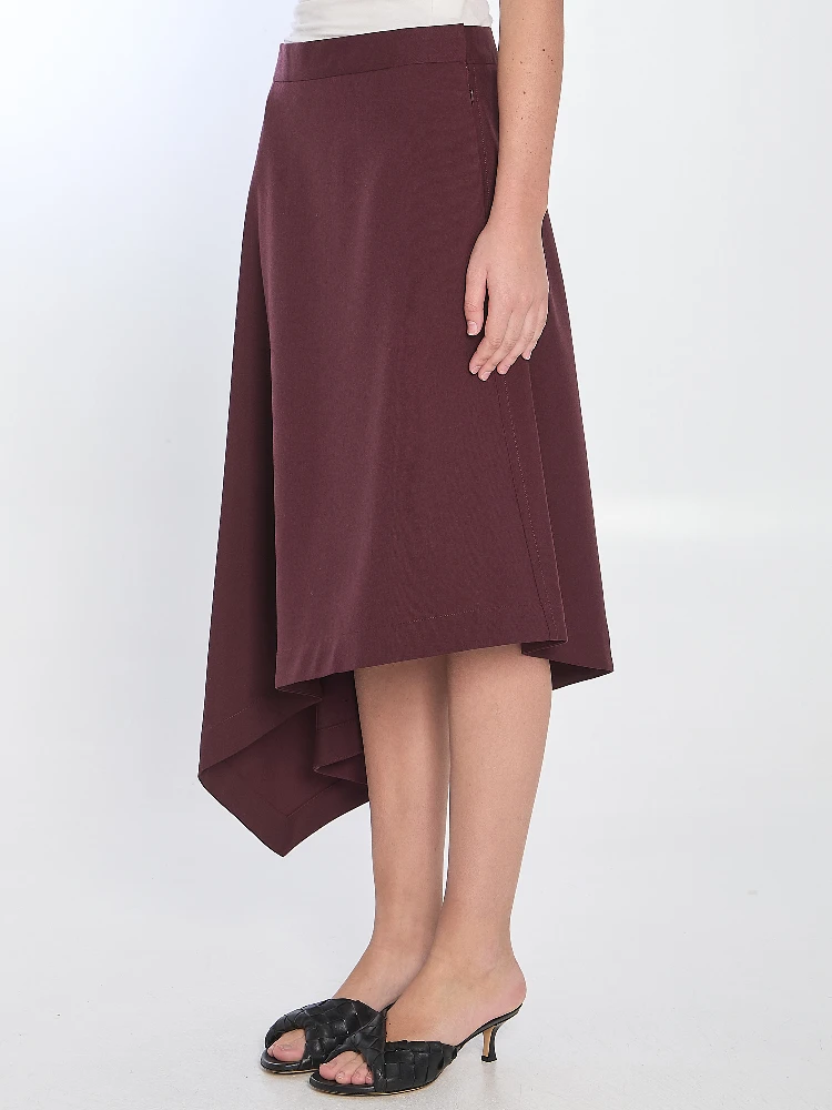 Tailored wool midi skirt alternative
