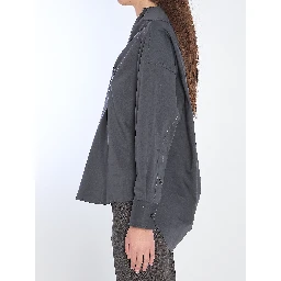 Cotton and silk shirt