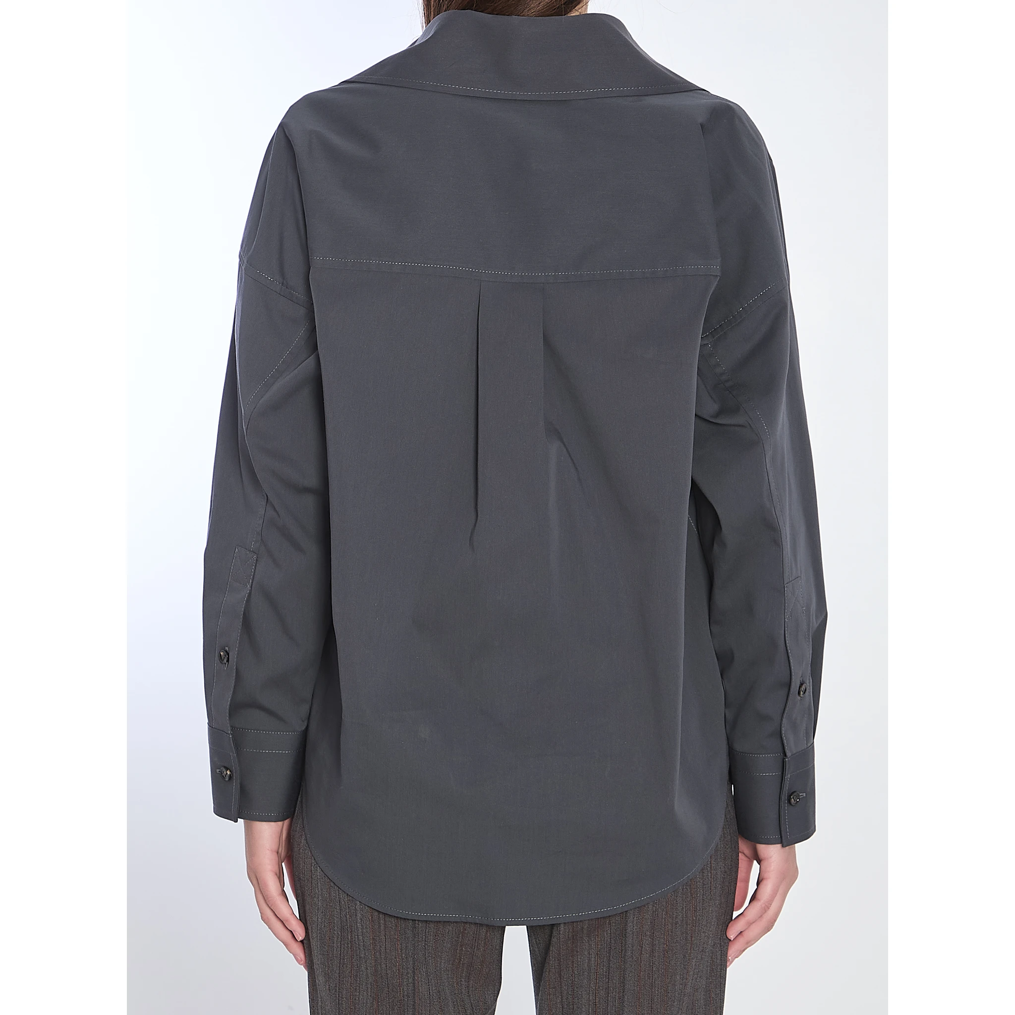 Cotton and silk shirt