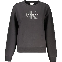 Black Cotton Women Sweater