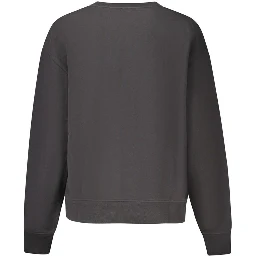 Black Cotton Women Sweater