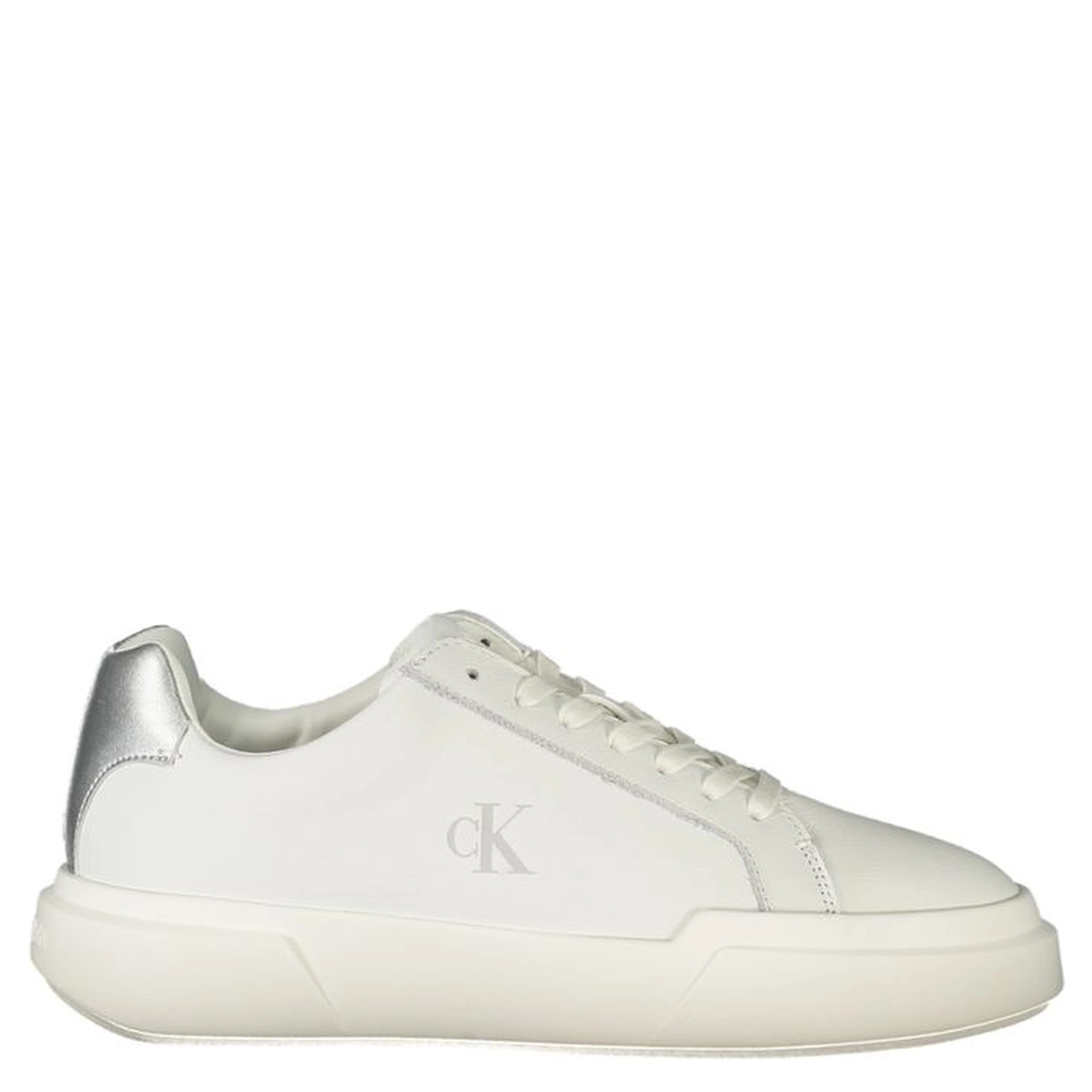 White Leather Women Sneaker