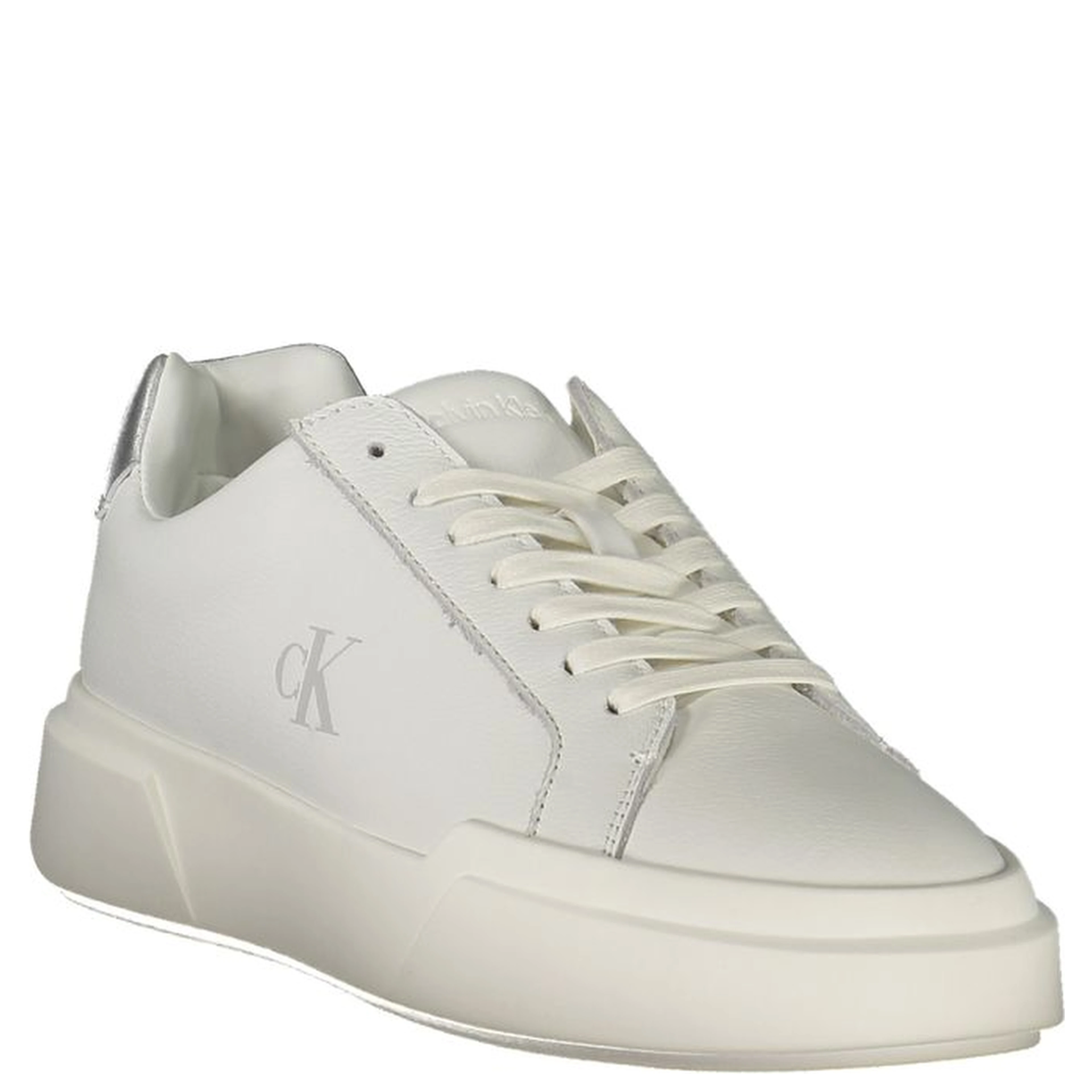 White Leather Women Sneaker
