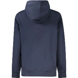 Blue Cotton Women Sweater