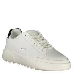 White Leather Women Sneaker