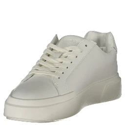 White Leather Women Sneaker