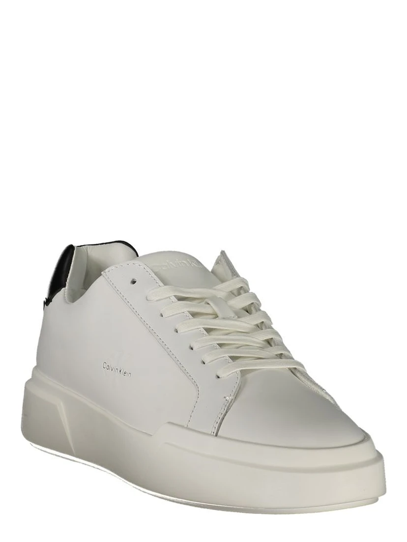 White Leather Men Sneaker