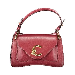 Red Leather Women Handbag