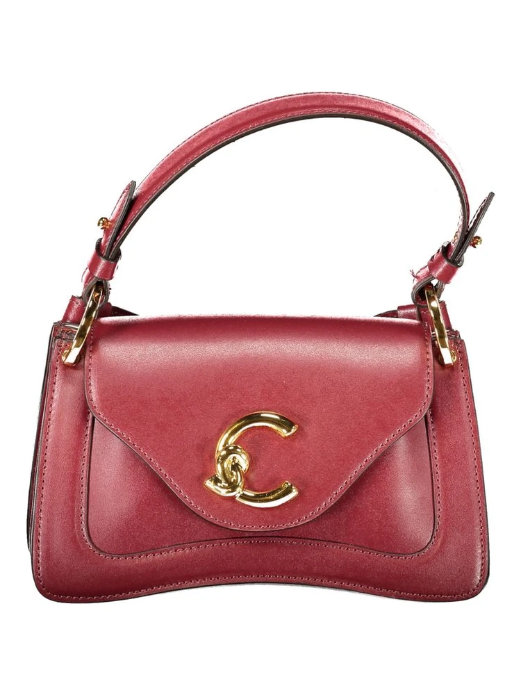 Red Leather Women Handbag