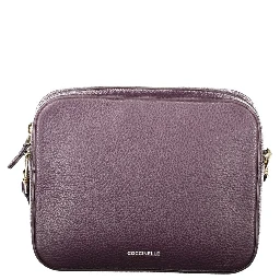 Purple Leather Women Handbag