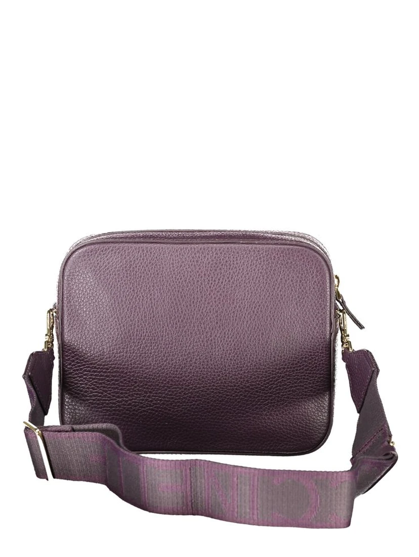 Purple Leather Women Handbag