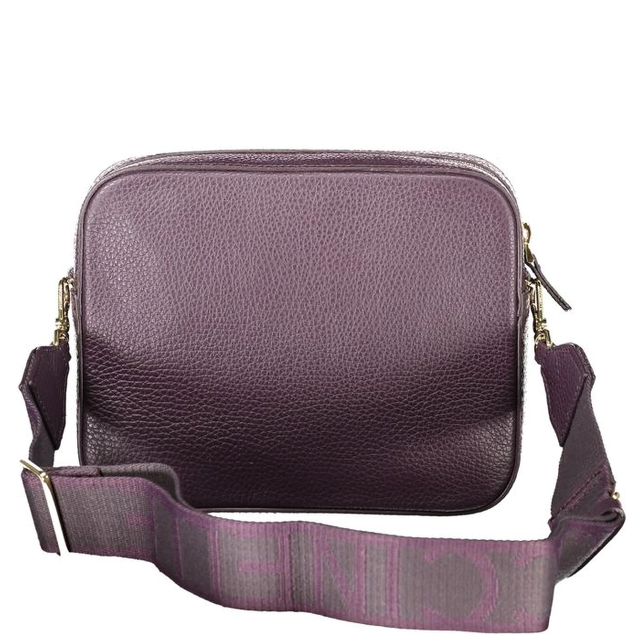 Purple Leather Women Handbag