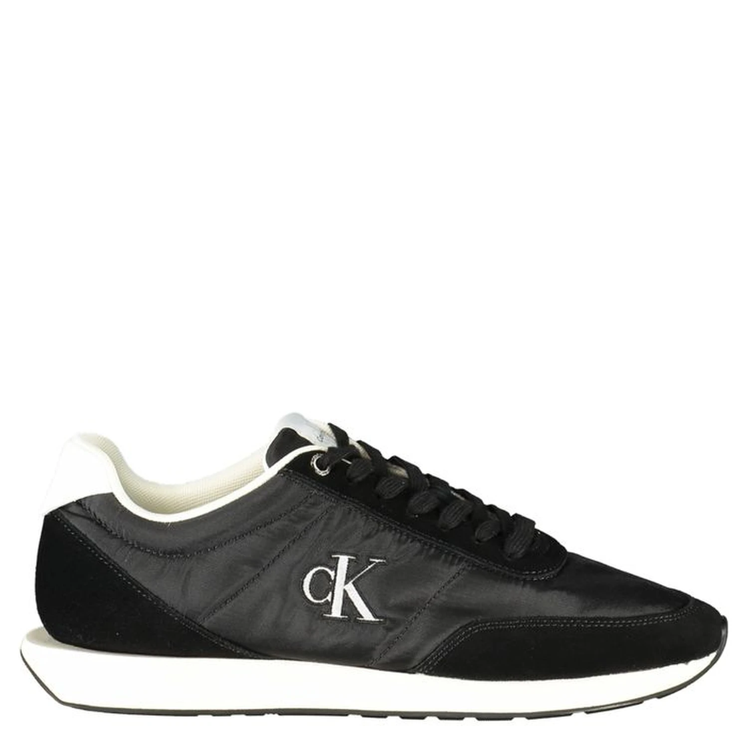 Black Recycled Polyester Men Sneaker