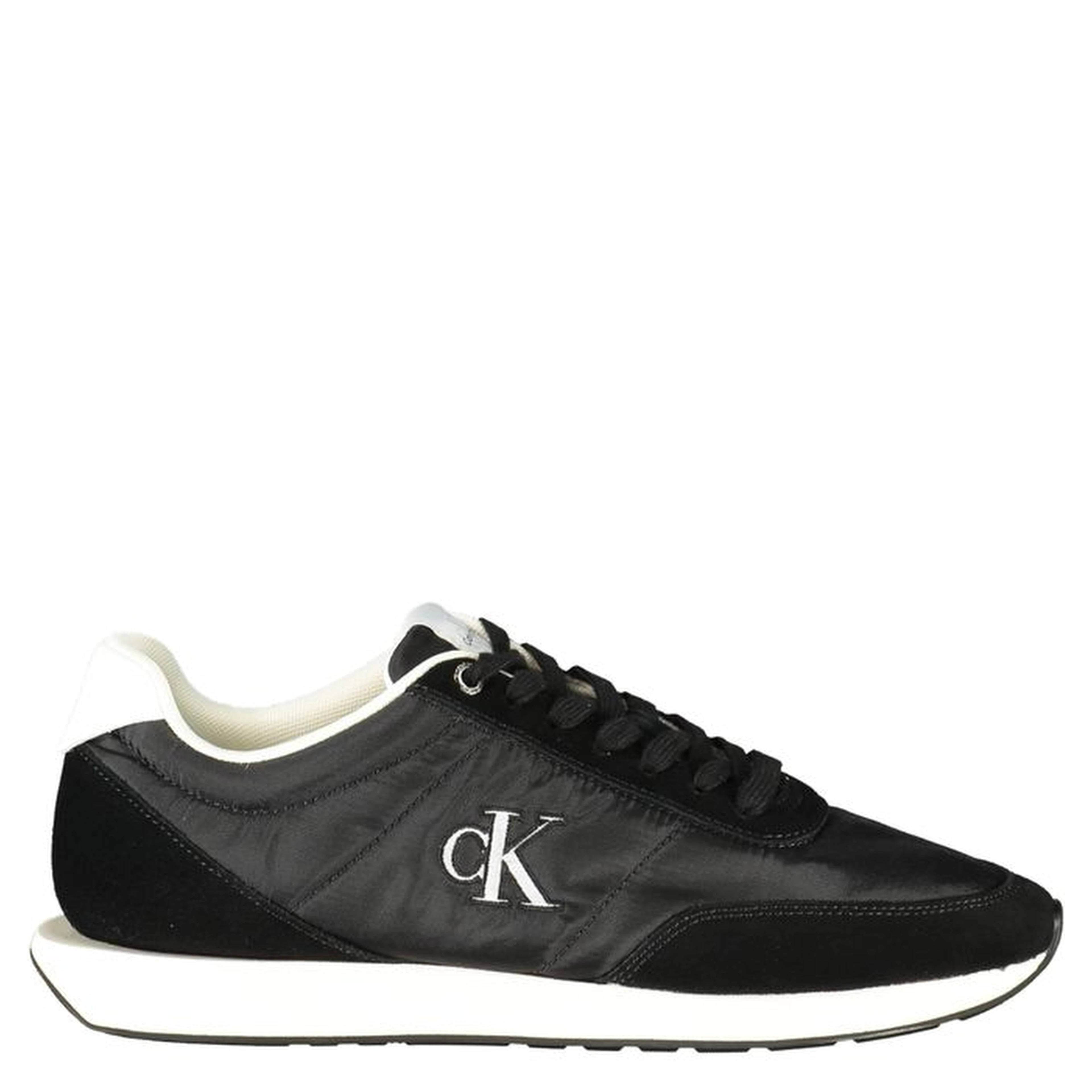 Black Recycled Polyester Men Sneaker