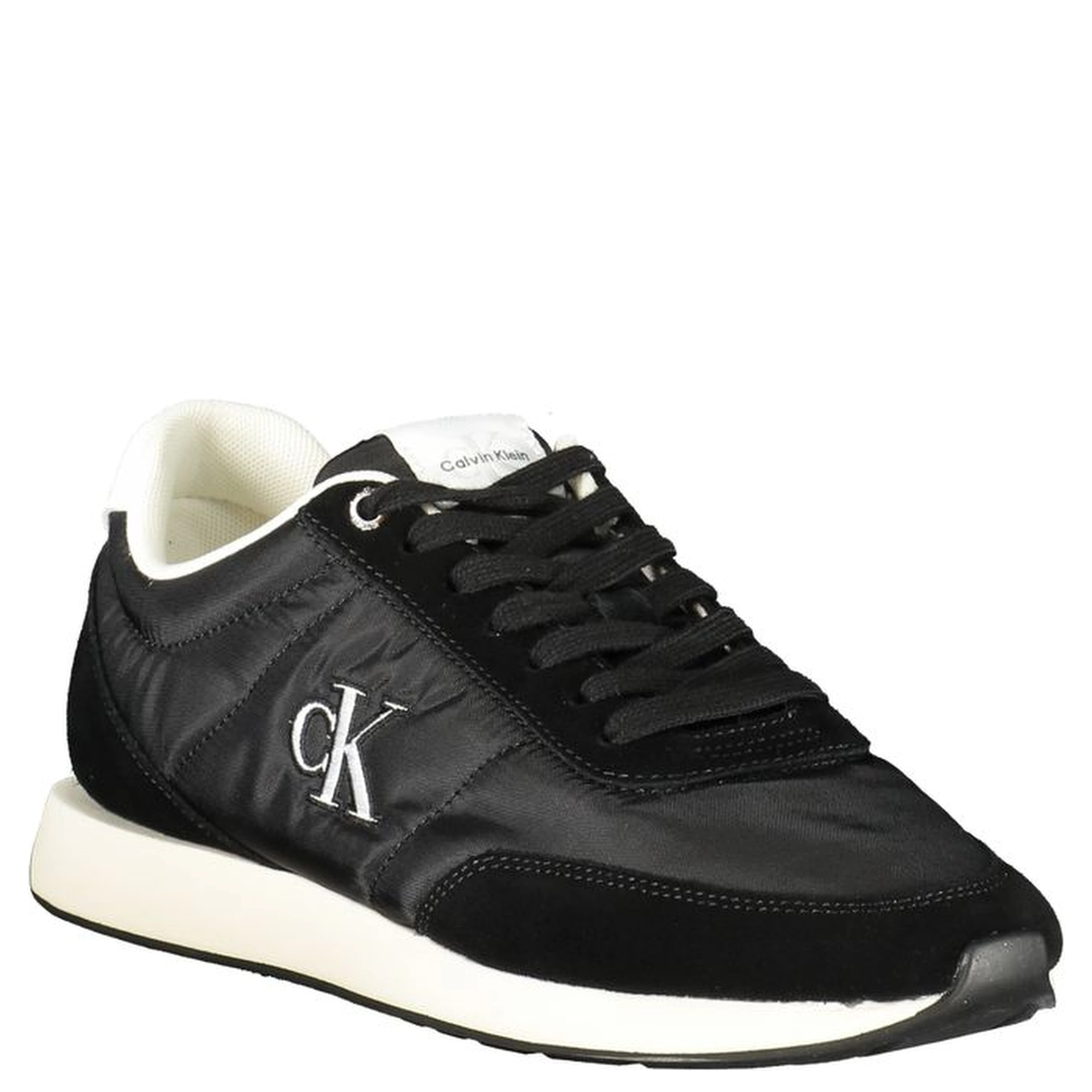 Black Recycled Polyester Men Sneaker