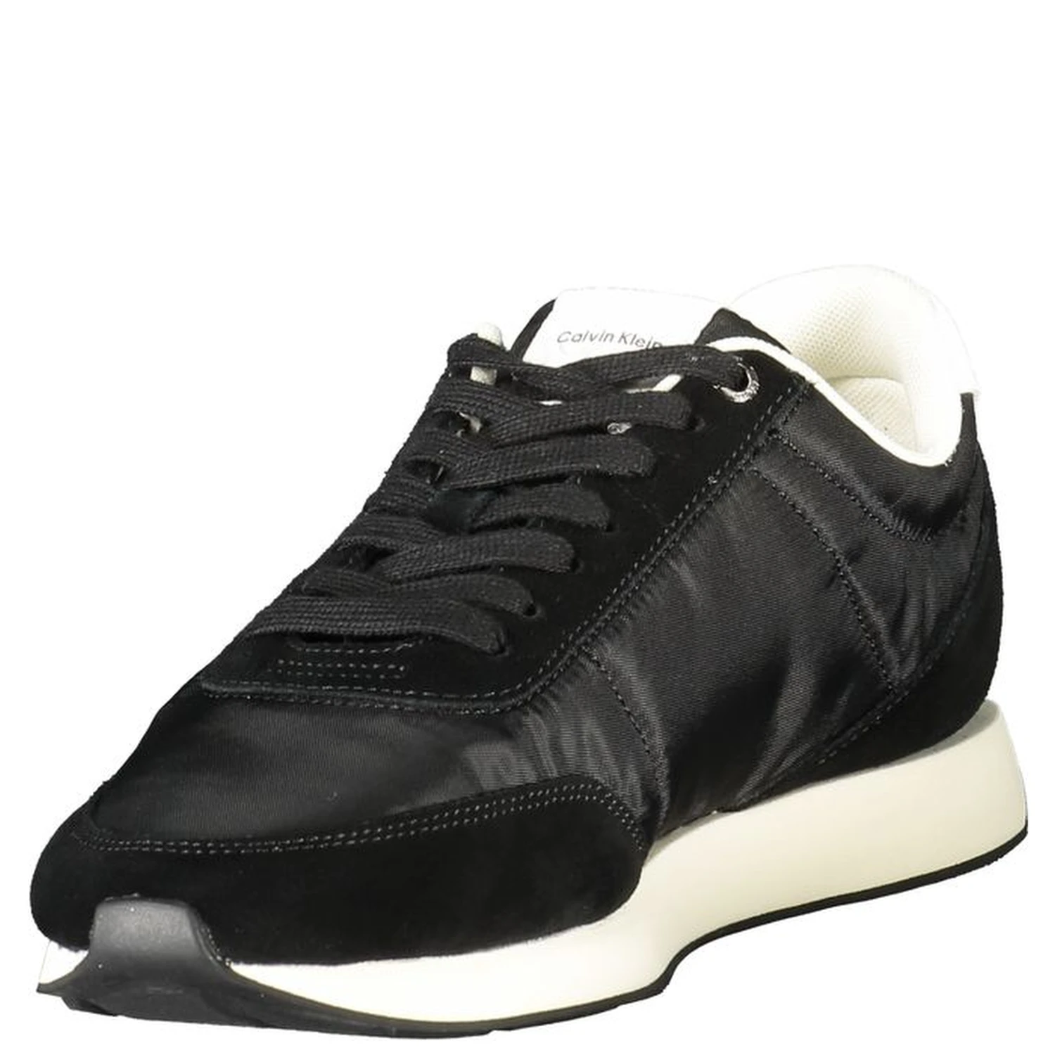 Black Recycled Polyester Men Sneaker
