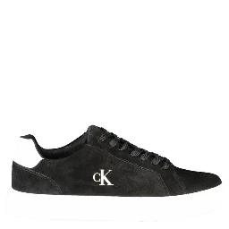 Black Leather Men Sneaker