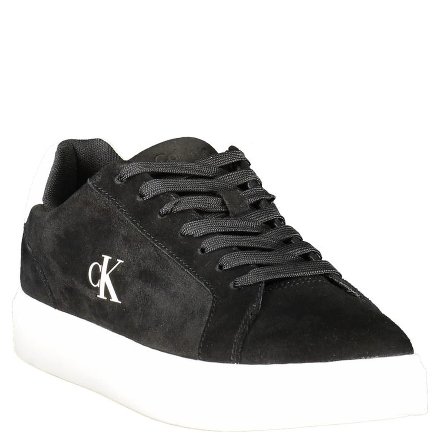 Black Leather Men Sneaker