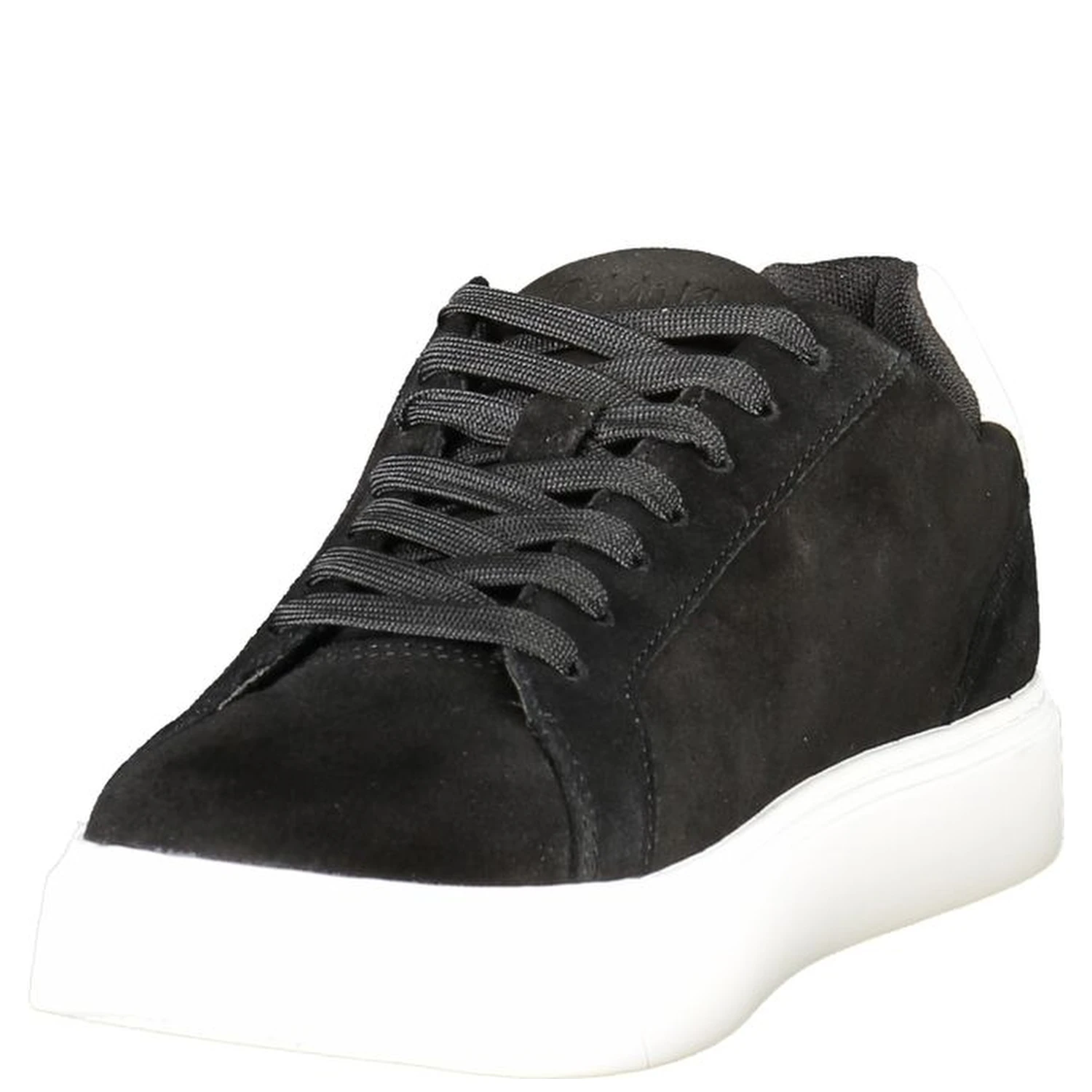 Black Leather Men Sneaker
