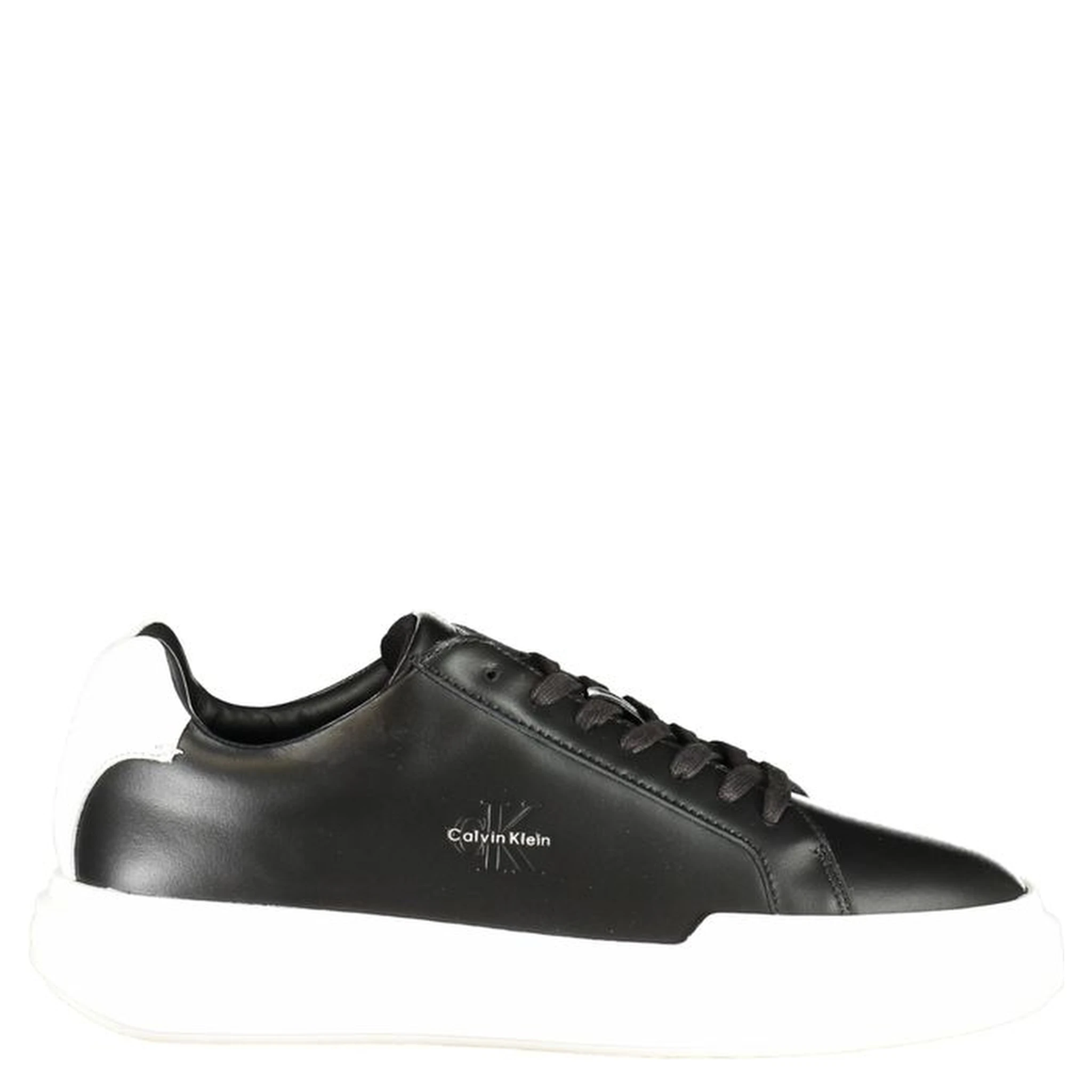 Black Leather Men's Sneaker
