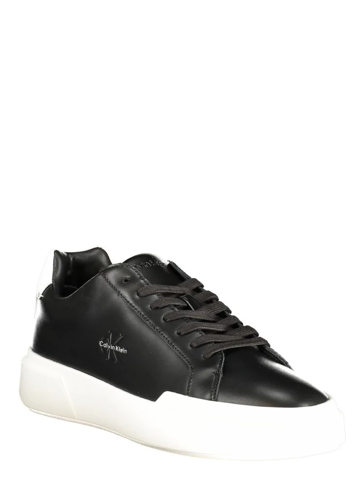 Black Leather Men's Sneaker alternative
