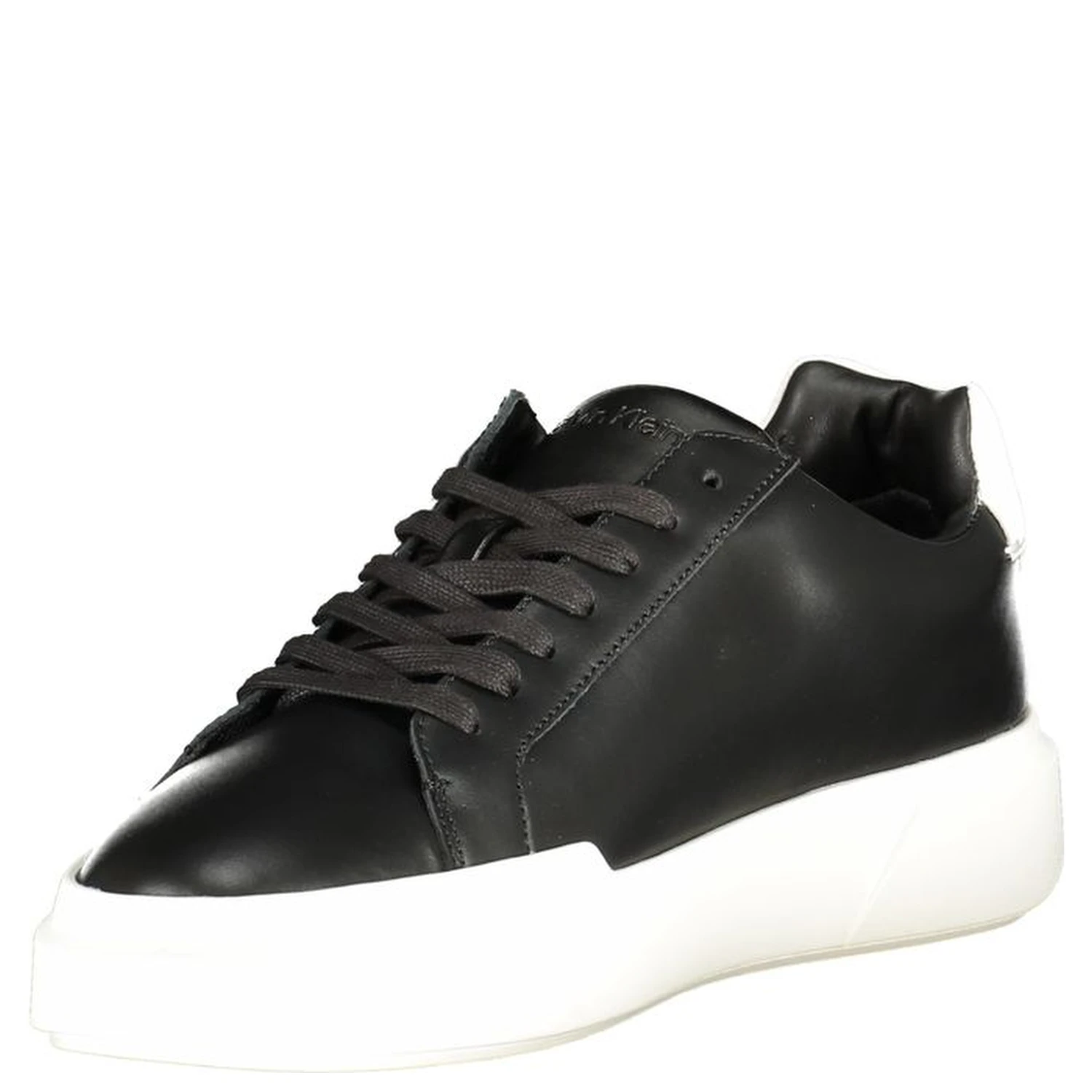 Black Leather Men's Sneaker