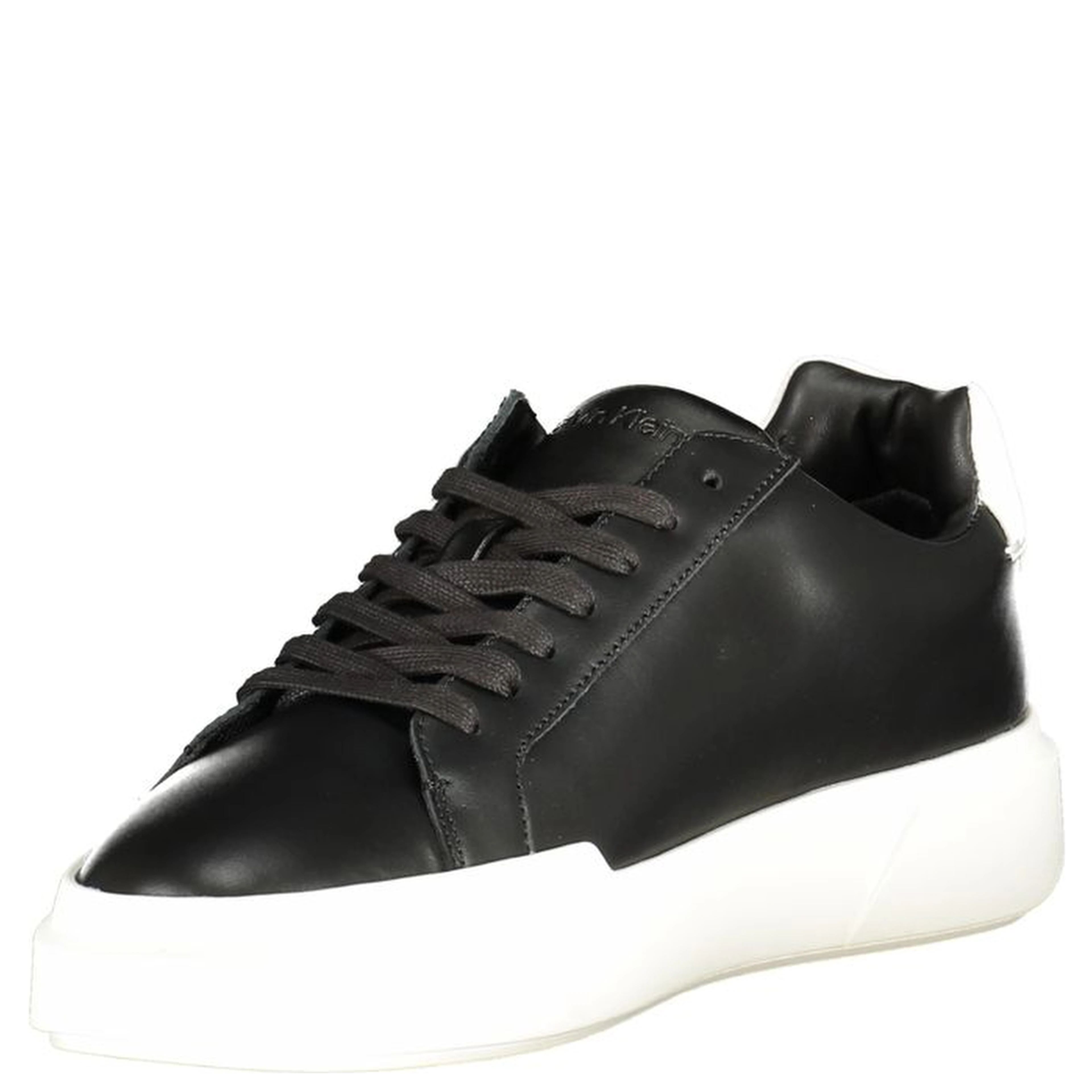 Black Leather Men's Sneaker