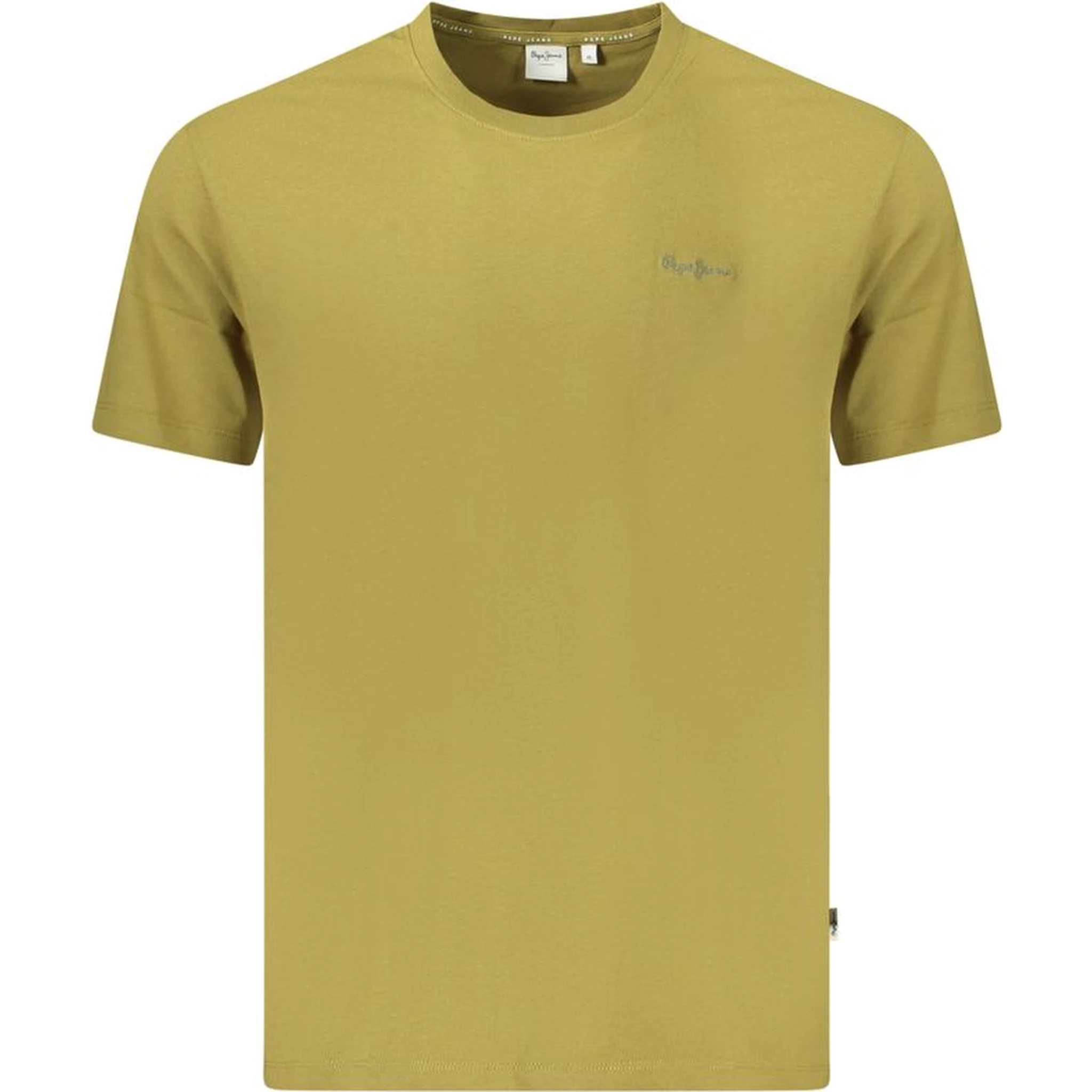 Green Cotton Men T-Shirt