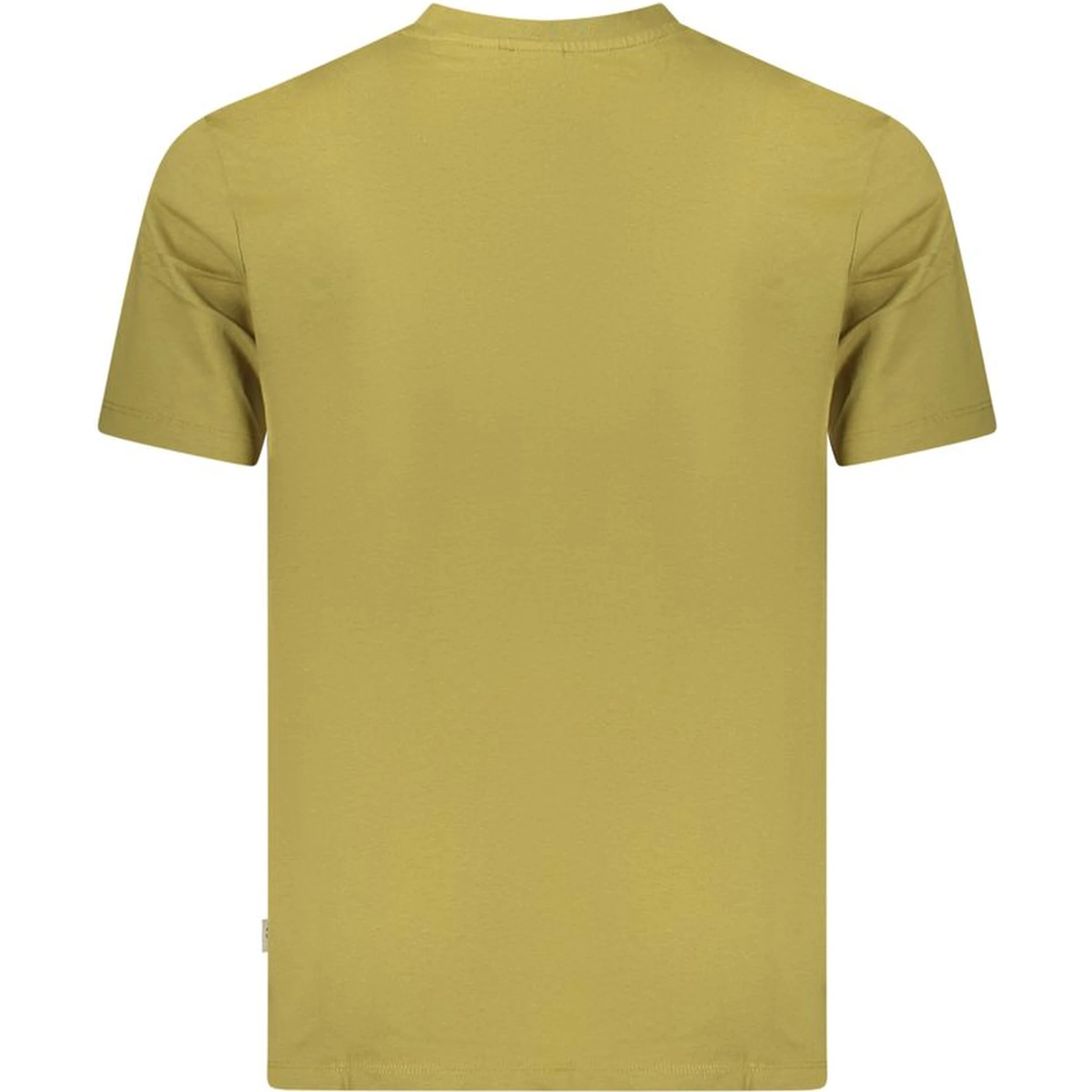 Green Cotton Men T-Shirt