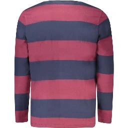 Red Cotton Men Polo Shirt